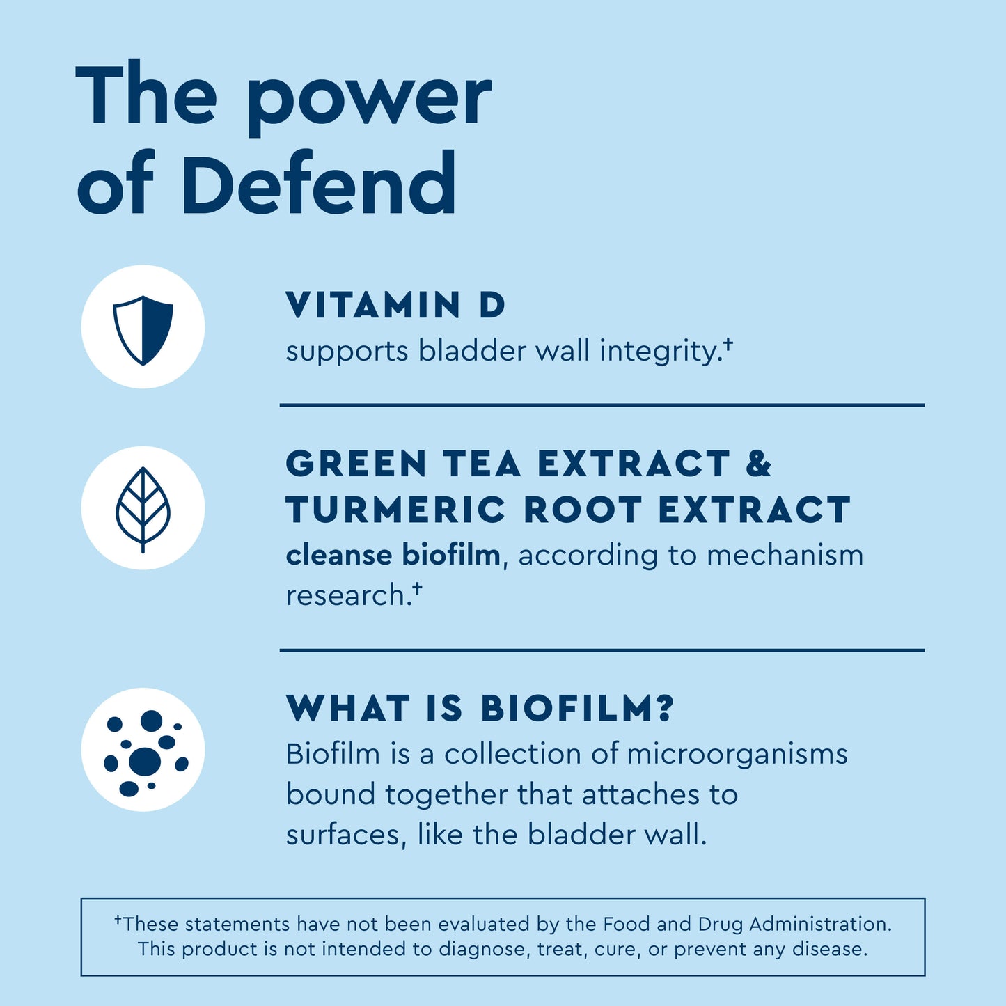 Pink Lemonade Unflavored. Defend key ingredients, vitamin 3, green tea extract, turmeric root extract, biofilm.