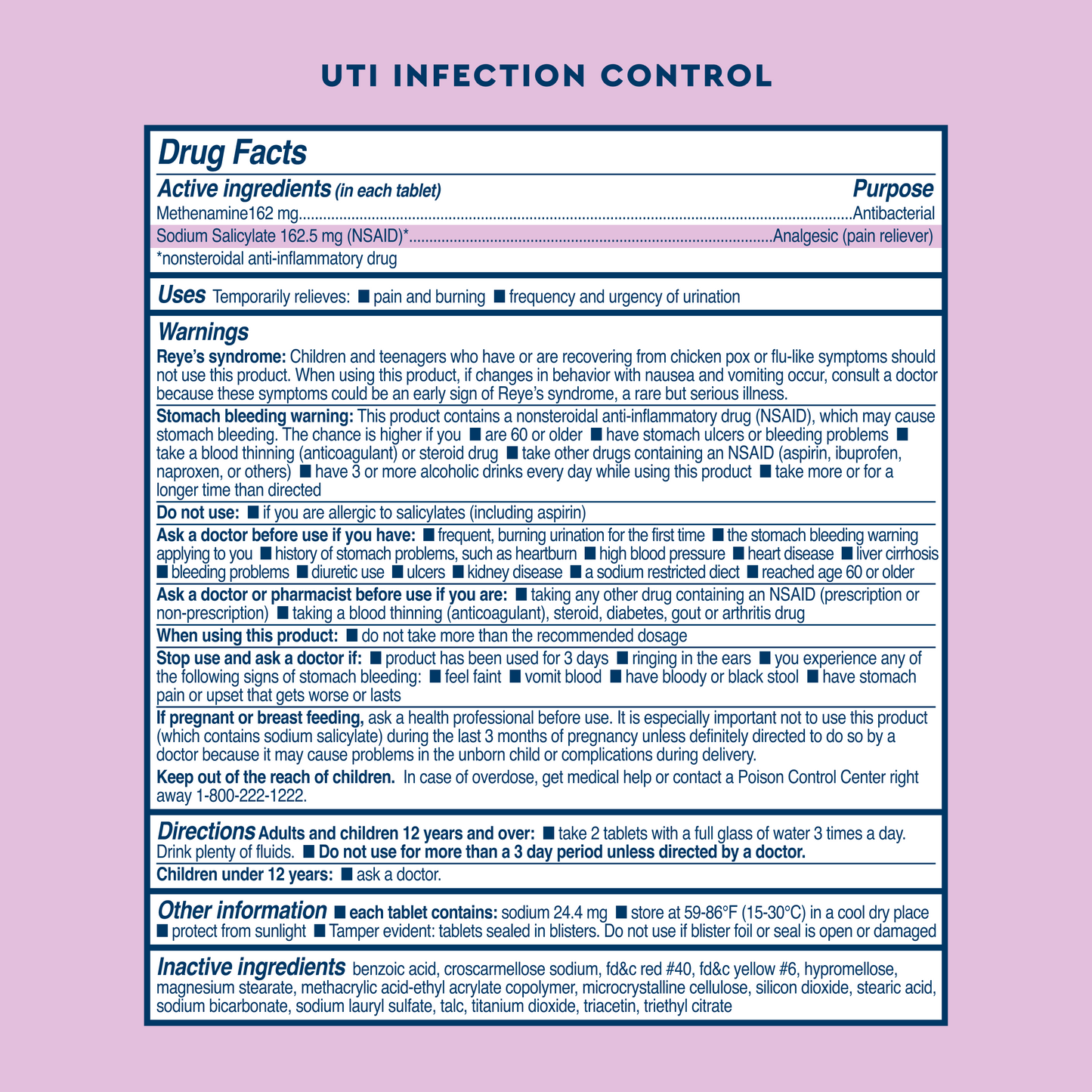 Infection Control Drug Facts