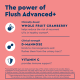 Flush Advanced+ key ingredients and benefits
