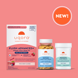 Flush Advanced+ Regimen packaging with new badge