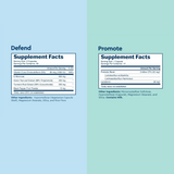 Uqora Defend and Promote Supplement Facts 