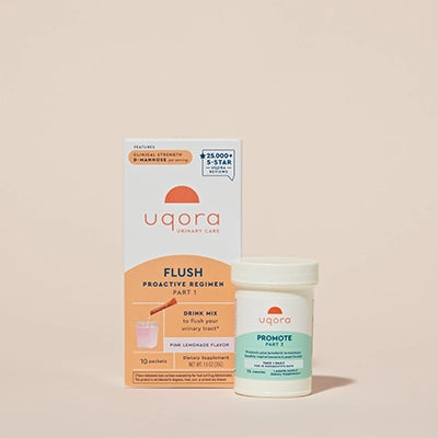 Uqora Pink Lemonade Flush and Promote product bundle