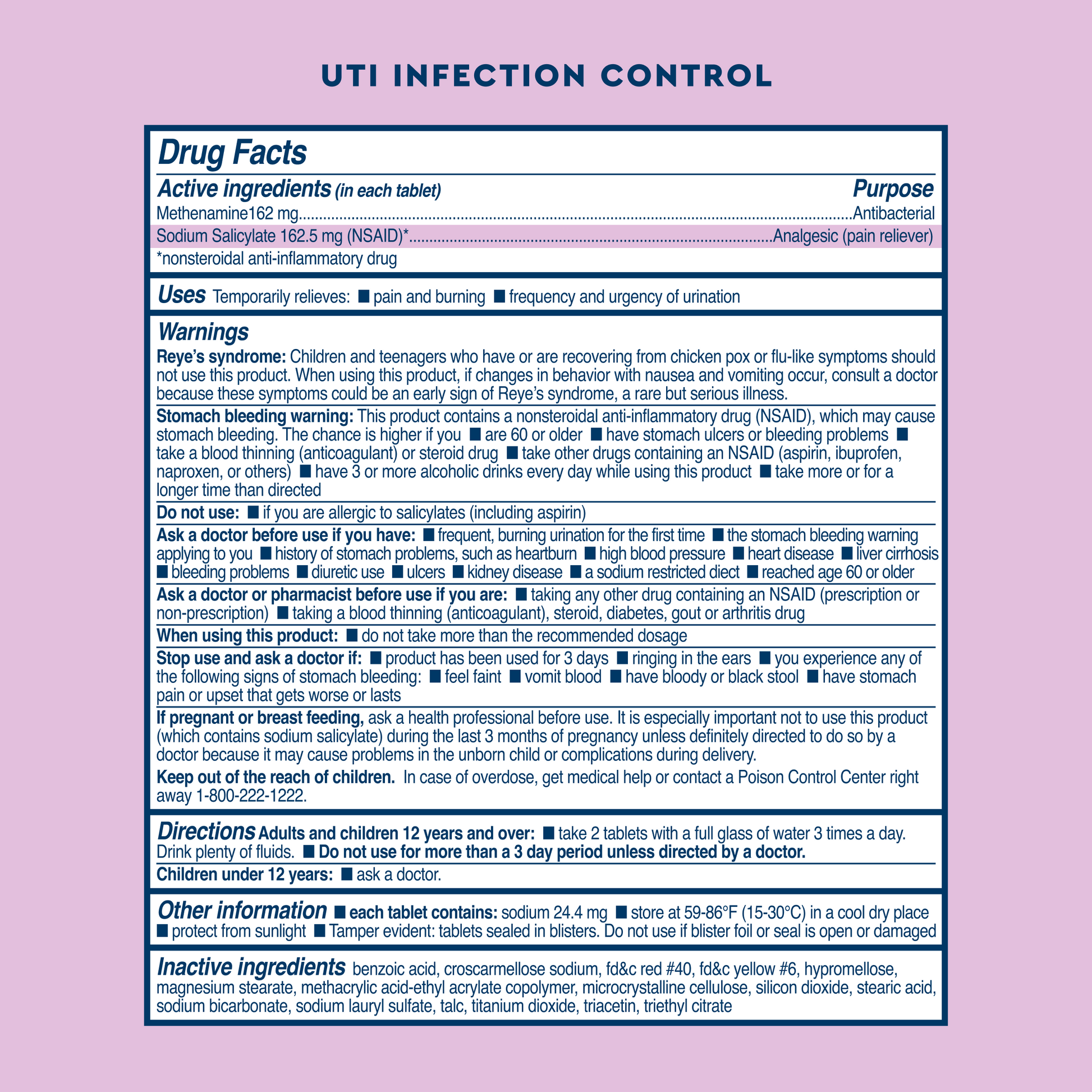 Infection Control Drug Facts