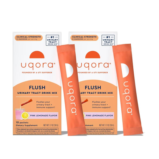 Uqora Pink Lemonade Flush 2 Boxes with 2 sachets