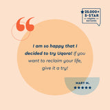 5-star customer review, Uqora Pink Lemonade Flush, Unflavored Flush, Promote