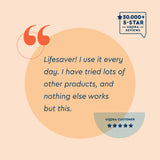 5-star customer review, Wash pH-Balanced Vulva Cleanser 