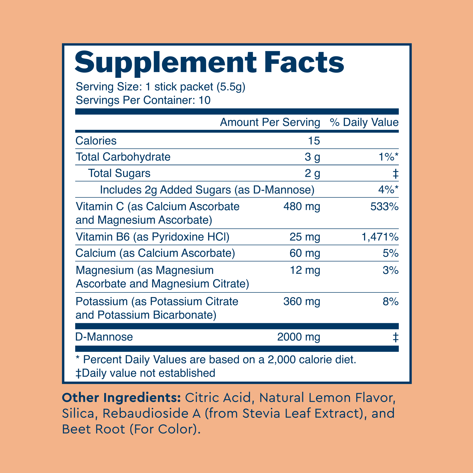 See supplement facts